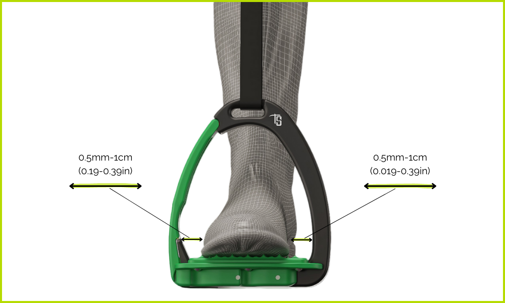 Tech Stirrups – boot clearance and stirrup fit