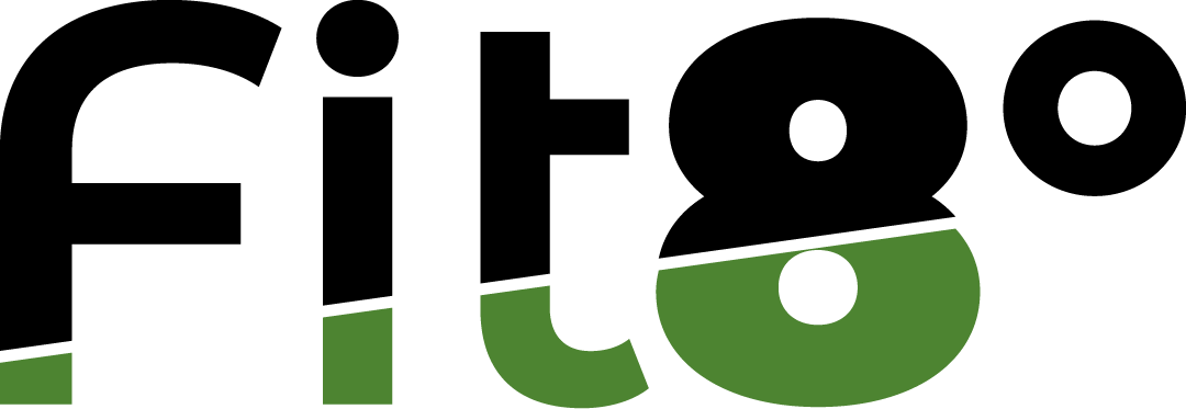 Fit 8 safety stirrups logo — 8° inclination aluminium stirrups