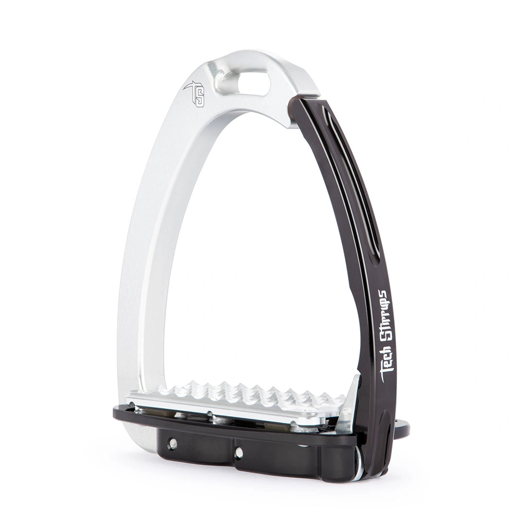 Venice Xtrail silver black safety stirrups for endurance riding
